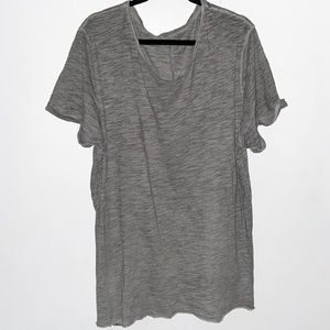 Custom made oversized Box tee 1/1 raw cut cotton L final sale ❗️don’t 💤​​​​​